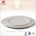 plat de service en gros direct d&#39;usine, ensemble de dîner de porcelaine, plat ovale de porcelaine d&#39;os